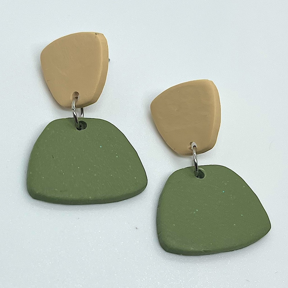 NWT Handmade Clay Earrings